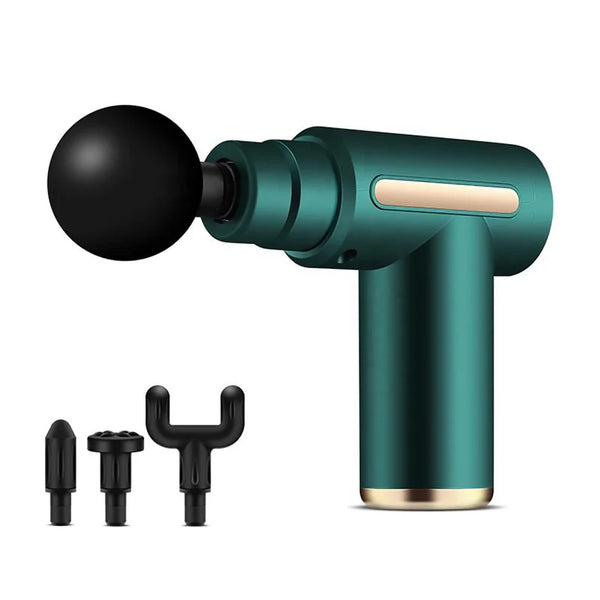 Cordless vibration full Body & Face Massage Machine For Pain Relief, 4 Specialized Heads & 6 adjustable speed vibrators ( facial gun)